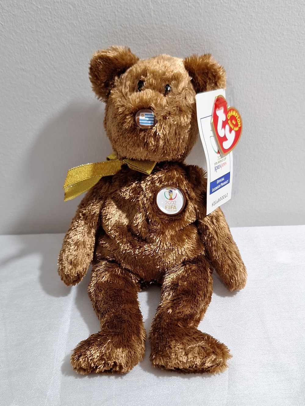 URUGUAY 2002 FIFA WORLD CUP TY BEAR